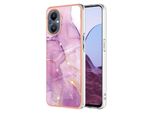 Custodia Per Oneplus Nord N20 5G, Sottile Marmo Antiurto Morbido Tpu Paraurti Rosa