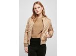 Urban Classics Donna Diamond Quilt Nylon Jacket Unionbeige - S