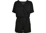 DáMský Overal Urban Classics Donna Tuta Corta In Modal Nero - 5XL