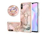 Custodia Per Xiaomi Redmi 9A, Custodia Protettiva In Silicone Tpu Bumper A Fantasia Con Supporto Ad Anello CrèMe