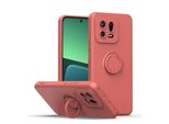 Custodia Xiaomi 13, Con Supporto Ad Anello E Supporto, Resistente Ai Graffi, Custodia In Silicone Morbido Per Xiaomi 13 Bordeaux