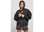 Urban Classics - Giacca Bomber Leggera Oversize Riciclata Da Donna, Nero - 4XL
