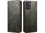 Custodia Per Xiaomi Poco F5 / Redmi Note 12 Turbo, Pelle Flip Case Portafoglio Con Funzione Stand Verde