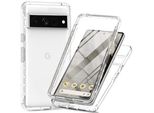 Custodia Per Google Pixel 8 Pro, Paraurti Con Protezione Dello Schermo Integrata Custodia Protettiva A 360° Trasparente