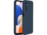 Samsung Galaxy A14 Sleeve - Silicone - Custodia Morbida Accezz/Copertura Posteriore - Blu Scuro
