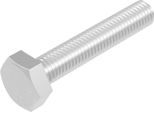 Vite A Testa Esagonale Seccaro M10 X 55 Mm, Acciaio Inox V2A Va A2, Din 933 / Iso 4017, Testa Esagonale, 20 Pezzi