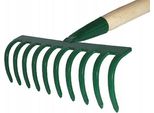 Rastrello Rastrello Rastrello Rastrello 10 Denti 20 Cm M. (Manico) 80 Cm