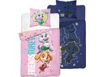 Biancheria Da Letto 160X200 In Cotone Con Effetto "Glow In The Dark"" Paw Patrol Paw P"