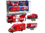 Set Di Camion Dei Pompieri