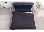 Detexpol Lenzuola Di Raso 220X200 Blu Navy Viola Strappi 3782 B Home Satin 77