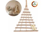 Floranica Albero Di Natale In Legno 60X70 Cm Decorazione Parete Fai Da Te Calendario Avvento Addobbi Natalizi Alternativa Albero