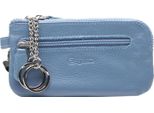 Esquire Caso Chiave Viktoria Key Case With Zip Dove Blue Celeste