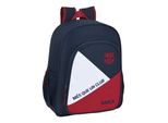 Zaino Scuola F.C. Barcelona Blue Garnet Red (32 X 38 X 12 Cm)