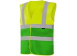 Saarbrucken Gilet Hi-Vis Giallo/Verde Taglia: S