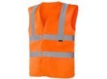 Saarbrucken Gilet Hi-Vis Arancione Taglia: M