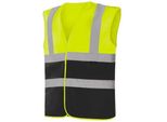 Saarbrucken Gilet Hi-Vis Giallo/Nero Taglia: S