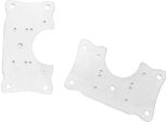 Inf Piastra Di Riparazione Cerniera - 9X5 Cm Confezione Da 2
