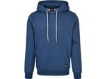 Urban Classics - Felpa Con Cappuccio Basic Melange Blu Melange - M