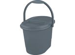 Keeeper 1180413800000 Keeeperabfalleimer Elsa, 13 Liter, Eco-Grey