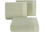 Asciugamano 50X90 Riso Verde Chiaro Effetto Spugna 550 G/M2 Eurofirany