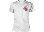Red Hot Chilli Peppers - Maglietta "Worn Asterisk"" Per Uomo/Donna Unisex PH2588 (S) (Bianco)"