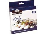 Royal & Langnickel ACR21-6 Set Di Colori Acrilici 6 X 21 Ml 6 Pz