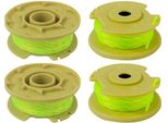 Inf Bobine Di Ricambio Per Decespugliatore Ryobi, Confezione Da 4 Verde