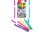 Pennarelli Glitterati 6 Colori Minnie Colorino