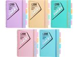 Quaderno Con Linguette B5 100K Check Pastel Astra