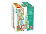 Jumbo Spiele - Goula Torre Impilabile Della Foresta, Giocattolo In Legno Da 10 Pezzi Per Bambini, A Partire Da 1 Anno Di Età