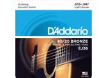 Corde Per Chitarra Acustica D'addario EJ36