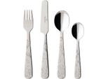 Villeroy & Boch Kinderbesteck Set 4-Tlg. Felice-Fame Come Un Orso : Fame Come Un Orso Motiv: Fame Come Un Orso