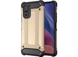 Custodia Ibrida Blindata Xiaomi Redmi K40 Pro+ / K40 Pro / K40 / Poco F3 Oro