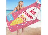 Telo Mare Rettangolare Ice Cream Party 150X70 REC54WZ3