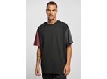Urban Classics - Camicia A Blocchi Oversize Organica Schwarz - L