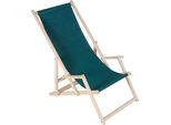 Sdraio Con Braccioli Verde Sedia Da Spiaggia Sedia Da Campeggio In Legno Pieghevole Seduta Pieghevole Balcone