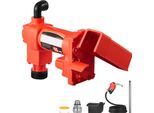 Succebuy Pompa Elettrica Per Carburante, 230V Ac, Pompa Di Travaso Diesel, 57L/Min, Con Chiusura Automatica Dell'ugello, Tubo Di Mandata, Adatta Per Miscele Di Benzina, Paraffina, Biodiesel Ed Etanolo