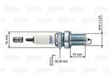 Valeo 246870 - Candela Oe 31591603 Per 155 (167), 164, Cabriolet (A124), Classe C (W202), Classe C (S202), Clk (C208), Clk (A208), Classe E (W124), Classe E (W210), Classe E (A124), Classe E (C124), Classe E (S124), Classe E (S210), Classe G (W463), Classe S (W140), Classe S (C140), Sl (R129), Slk (R170), Clio I