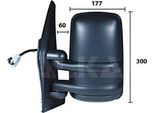 Alkar 9225902 - Oe 09111099 Specchio Esterno, Sinistro Per Movano (X70)