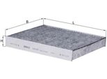 Mahle Lak 297 - Oe 77363481 Filtro Aria Abitacolo Per Spider (939), Brera (939), 159 (939)