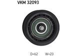 Skf Vkm 32093 - Oe 51856150 Umlenkrolle, Keilrippenriemen Per Stelvio (949), Giulietta (940), Giulia (952), 500X (334), Bravo, Tipo, 500L (351, 352), Cherokee (Kl), Compass, Renegade