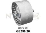 Snr GE358.26 - Oe 60671573 Umlenkrolle, Zahnriemen FüR Spider (916), Gtv (916), Gt (937), 166 (936), 156 (932), 155 (167), 147 (937), 146 (930), 145 (930), Stilo, Punto, Marea, Coupe 175, Bravo, Brava, Barchetta