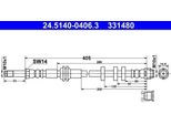 Ate 24.5140-0406.3 - Tubo Freno Oe 8K0 611 775 G Per A4 (8K)