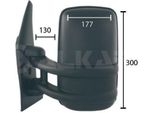 Alkar 9201902 - Oe 9630200QAG Specchio Esterno Sinistro Per Movano (X70)