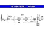 Ate 24.5140-0650.3 - Oe 4G0 611 707 E Tubo Freno Per A6 (4G), A7 (4G)