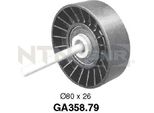 Snr GA358.79 - Oe 60624747 Umlenkrolle, Keilrippenriemen Per 147 (937), 156 (932), 166 (936), Gt (937), Gtv (916), Spider (916)