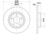Hella 8DD 355 104-171 - Oe 8D0615301A Disco Freno Per A4 (8D)