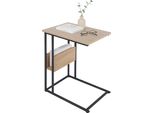 Tavolino Relaxdays Con Ripiano E Scomparto