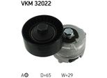 Skf Vkm 32022 - Oe 46442999 Spannrolle, Keilrippenriemen FüR 145 (930), 146 (930), 147 (937), 155 (167), 156 (932), Gtv (916), Spider (916), Barchetta, Brava, Bravo, Coupe 175, Marea, Punto