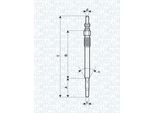 Magneti Marelli 062900029304 GlüHkerze Oe 46779614 Kompatibel Mit 500, 500C, Doblo, Fiorino, Grande Punto, Idea, Linea, Palio, Panda, Punto, Qubo, Siena, Strada, Ka, Musa, Ypsilon, Agila A, Agila B, Astra H, Astra (A04), Combo, Corsa C, Corsa D, Meriva, Tigra